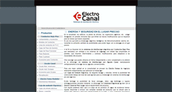 Desktop Screenshot of electrocanal.com