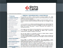 Tablet Screenshot of electrocanal.com